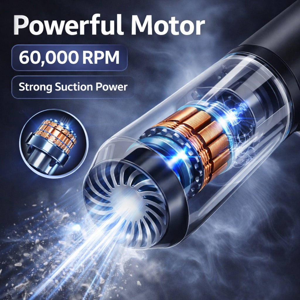 Portable Wireless Air Duster Vacuum